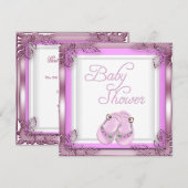 Elite Baby shower Baby Girl Pink Elite Kaart (Voorkant / Achterkant)