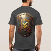 Elite Badge | T-shirt voor minimaal gamesymbool (Achterkant)