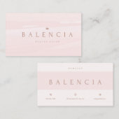 Elite Beauty & Style Expert Visitekaartje (Voorkant / Achterkant)