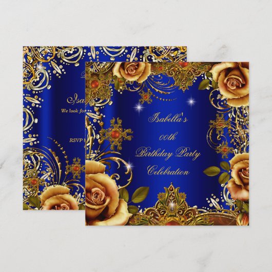 Elite Birthday Roos van de blauwhelm voor vrouwen Kaart (Voorkant / Achterkant)