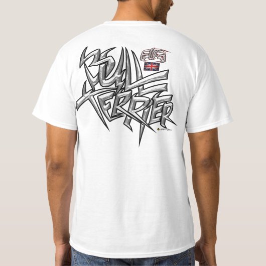 ElitE Bull Terrier-denkkoppen T-shirt (Achterkant)