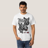 ElitE Bull Terrier-denkkoppen T-shirt (Voorkant volledig)