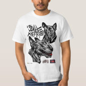 ElitE Bull Terrier-denkkoppen T-shirt (Voorkant)