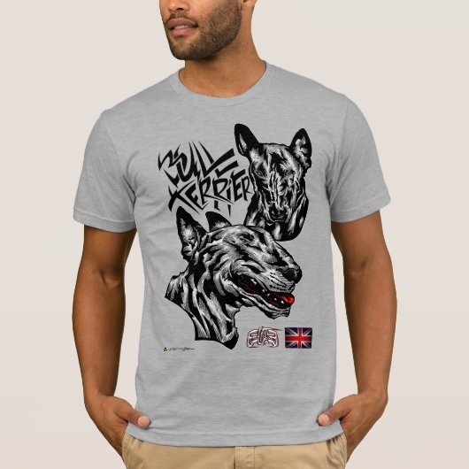 ElitE Bull Terrier-denkkoppen T-shirt (Voorkant)