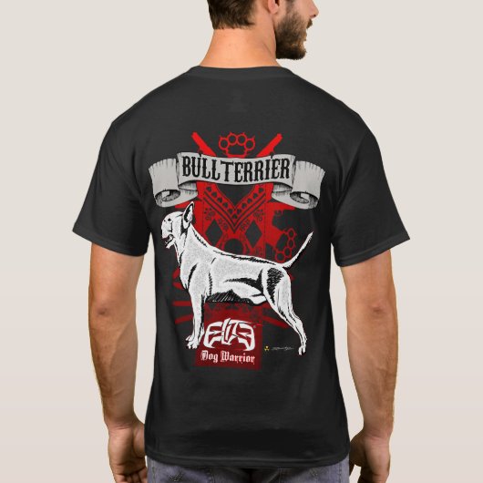 ElitE Bull Terrier Home Keeper T-shirt (Achterkant)