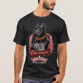 Elite Cane Corso - Face - BLACK T-shirt (Voorkant)