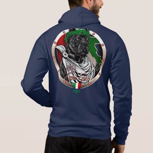 ELITE Cane Corso Romeinse Keizer Hoodie (Achterkant)