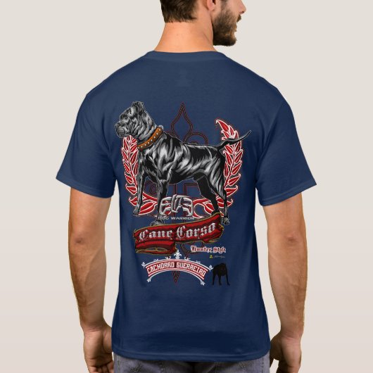 ELITE CANE CORSO STANCE T-SHIRT (Achterkant)