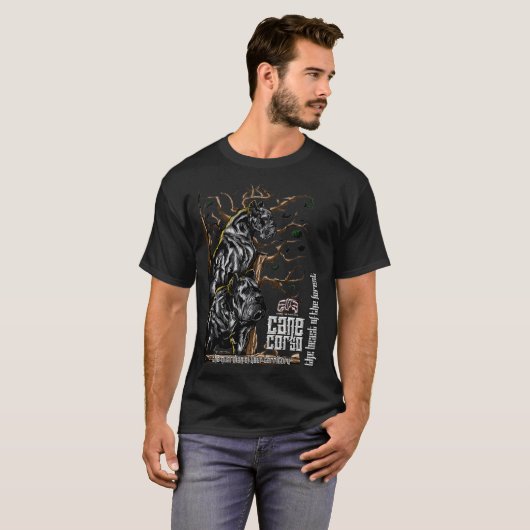 ELITE CANE CORSO TREE T-SHIRT (Voorkant volledig)