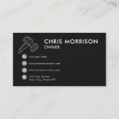 Elite Car Wash and Vehicle Detailing Service Visitekaartje (Achterkant)