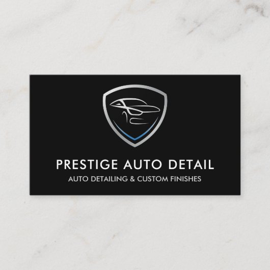 Elite Car Wash and Vehicle Detailing Service Visitekaartje (Voorkant)