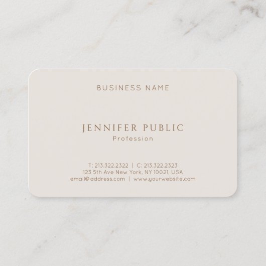 Elite Color Harmony Professional Simple Template Visitekaartje (Achterkant)