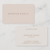 Elite Color Harmony Professional Simple Template Visitekaartje (Voorkant / Achterkant)