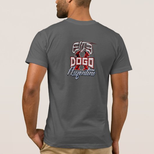 ElitE Dogo Argentino Real Hunter T-shirt (Achterkant)