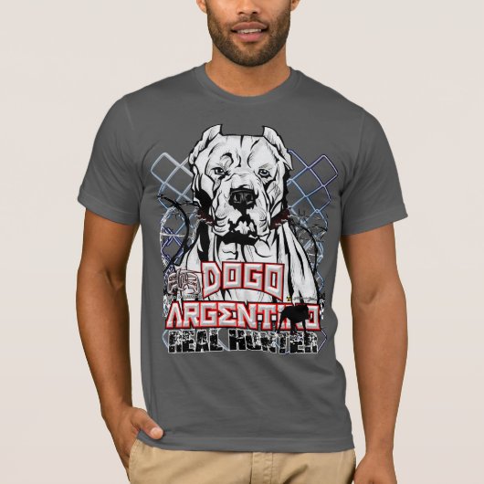 ElitE Dogo Argentino Real Hunter T-shirt (Voorkant)