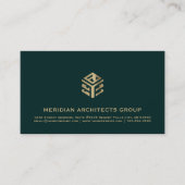 Elite Emerald Groene Bouw Visitekaartje (Voorkant)