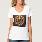 Elite Golden Laurel Crest Logo T-shirt (Voorkant)