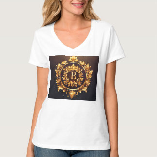 Elite Golden Laurel Crest Logo T-shirt