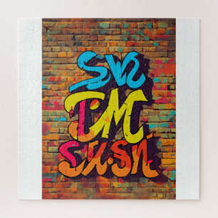 Elite Graffiti Drip – Limited Edition Kunst T-shir Legpuzzel