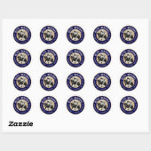 Elite Hunting Hostel Ronde Sticker (Vel)