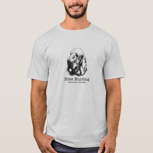 Elite Hunting (tekst afdrukken en locatie) T-shirt (Voorkant)