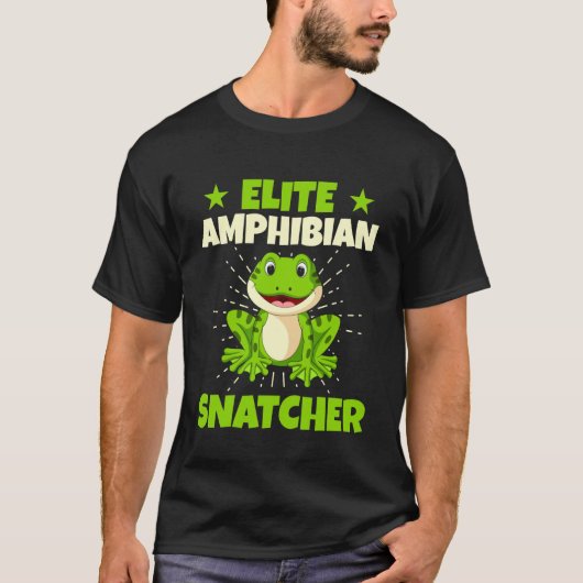 Elite Kikkervanger Amfibieën Snatcher Kikker T-shirt (Voorkant)