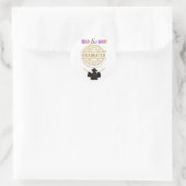 Elite klas van 2026 🎓 ronde sticker (Tas)