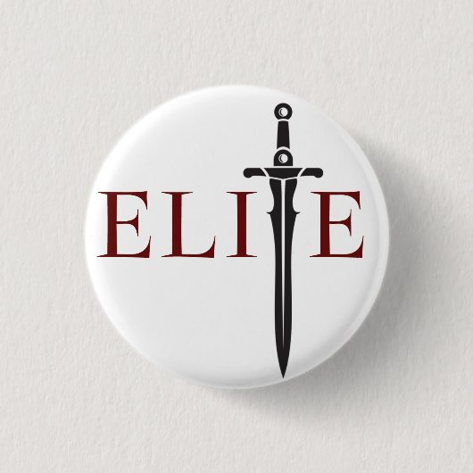 Elite: Kleine, ronde knop Button 3,2 Cm (Voorkant)