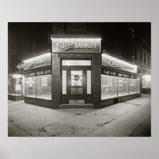 Elite Laundry, 1928.  foto Poster (Voorkant)