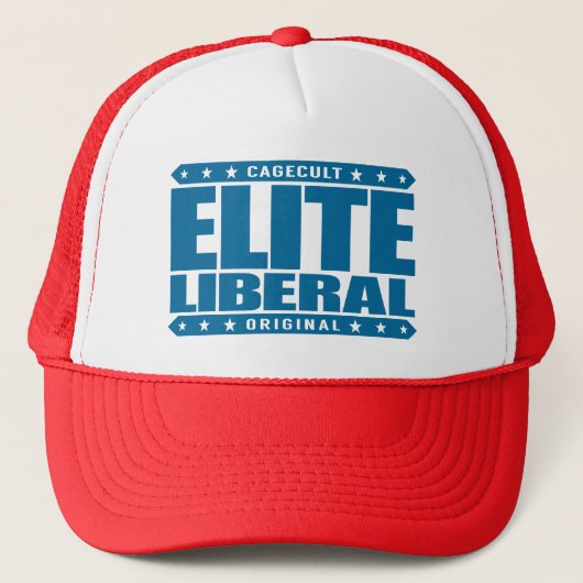 ELITE LIBERAL - Greatest Social Justice Warrior Trucker Pet (Voorkant)