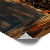 Elite militair Poster: Moed gepersonifieerd Poster (Hoek)