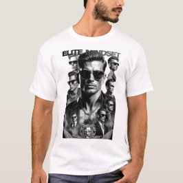 Elite Mindset Vintage Heren Grafische T-Shirt