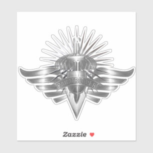 Elite Paratrooper Herdenkingsontwerp Sticker