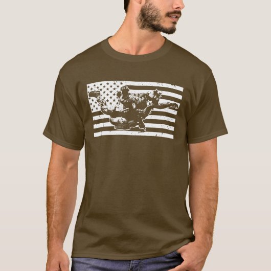 Elite Paratroopers: US Army Airborne T-shirt (Voorkant)