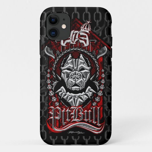 ELITE PITBULL BRAND LOGO Case-Mate iPhone CASE (Achterkant)