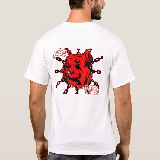 ELITE PITBULL Chains T-shirt (Achterkant)