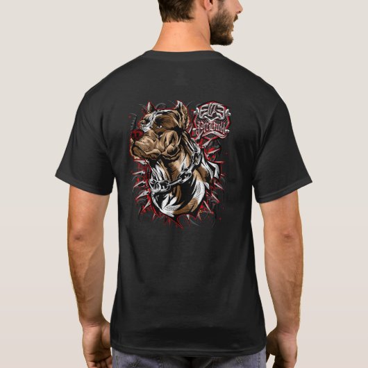 ELITE PITBULL CLASSIC T-SHIRT (Achterkant)