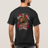 ELITE PITBULL Dog Warrior T-shirt (Achterkant)