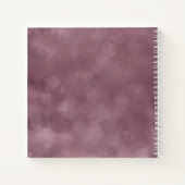 Elite Roos Gold Colour Trendy Moderne Sjabloon Notitieboek (Achterkant)