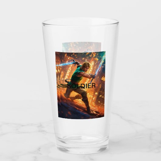 Elite Soldier Glazen Tumbler (Voorkant)