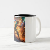 Elite Soldier Two-Tone Mok: Camo Design, 11oz Tweekleurige Koffiemok (Voorkant rechts)