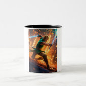 Elite Soldier Two-Tone Mok: Camo Design, 11oz Tweekleurige Koffiemok (Center)