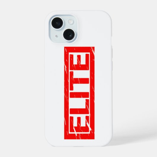 Elite Stamp iPhone 15 Case (Achterkant)