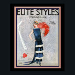 Elite Styles Art Deco 1924 Hoesje 16x20 Poster<br><div class="desc">Nostalgisch,  Roaring Twenties,  Elite Styles,  Art Deco Hoesje ca. februari 1924- 16 x 20</div>