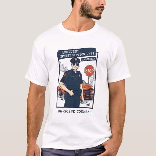 Elite Tactische Botsingseenheid Mascotte T-shirt (Voorkant)