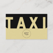 Elite taxichauffeur visitekaartje (Achterkant)