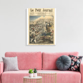 Elite-troepen van het Franse leger, Franse buitenl Canvas Afdruk (Insitu (Woonkamer))