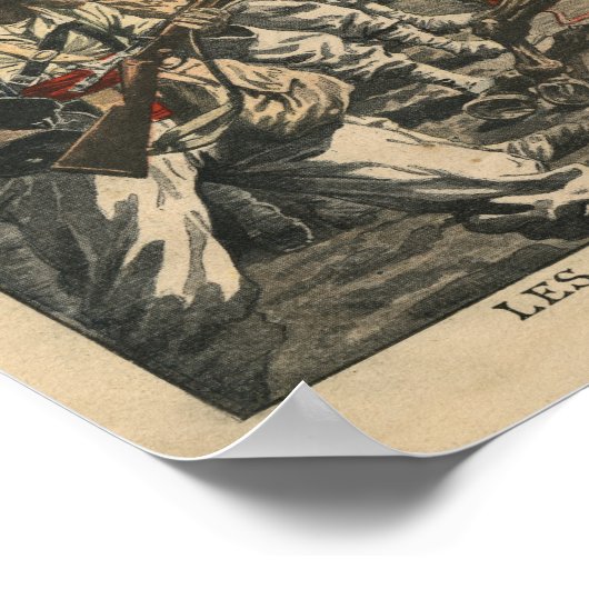 Elite-troepen van het Franse leger, Franse buitenl Poster (Hoek)