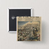 Elite-troepen van het Franse leger, Franse buitenl Vierkante Button 5,1 Cm (Voorkant /achterkant)