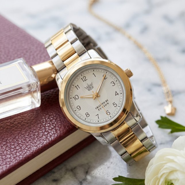 Elite Two-Tone Fusion Kronenhorloge - Luxe Horloge (Creator heeft geüpload)